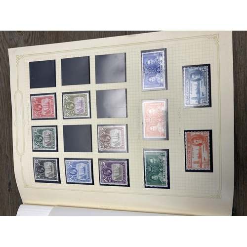 451 - A Stanley Gibbons stamp album containing Ascension Island stamps