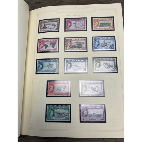 451 - A Stanley Gibbons stamp album containing Ascension Island stamps