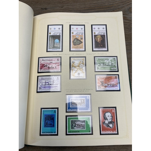 451 - A Stanley Gibbons stamp album containing Ascension Island stamps