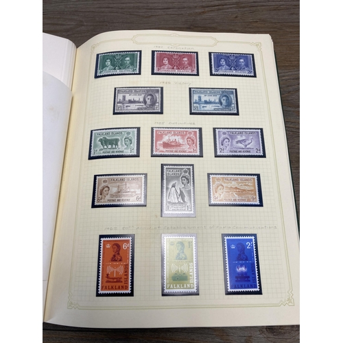 452 - A Stanley Gibbons stamp album containing Falkland Islands stamps