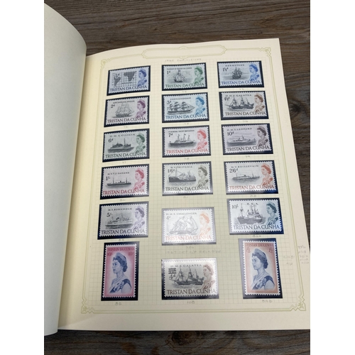 457 - A Stanley Gibbons stamp album containing Tristan Da Cunha stamps