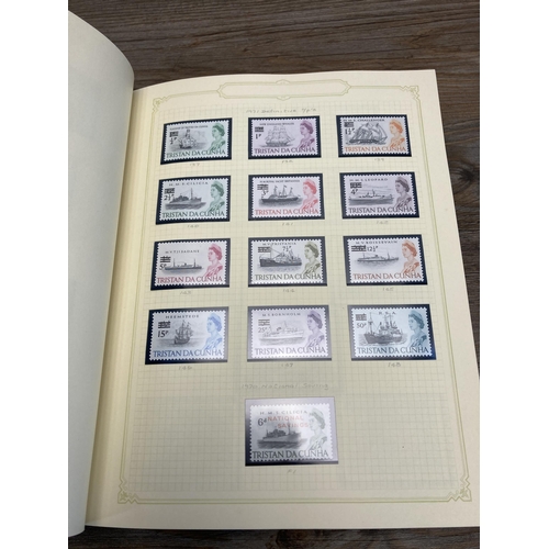 457 - A Stanley Gibbons stamp album containing Tristan Da Cunha stamps