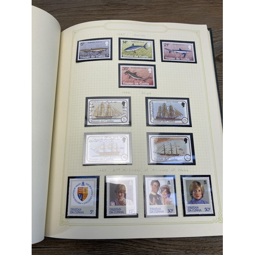 457 - A Stanley Gibbons stamp album containing Tristan Da Cunha stamps