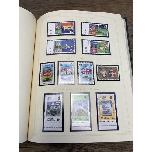 457 - A Stanley Gibbons stamp album containing Tristan Da Cunha stamps