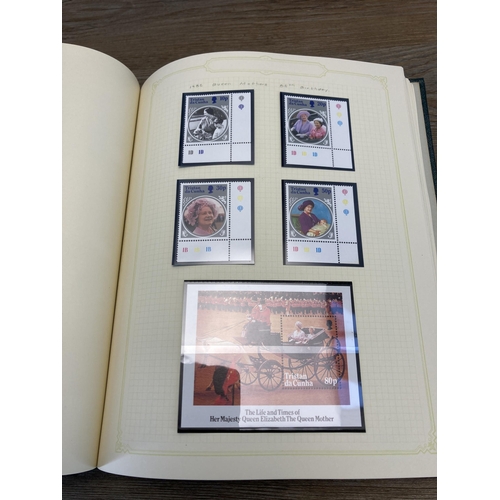 457 - A Stanley Gibbons stamp album containing Tristan Da Cunha stamps