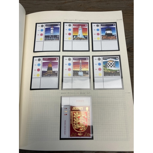 471 - A Stanley Gibbons stamp album containing Jersey stamps