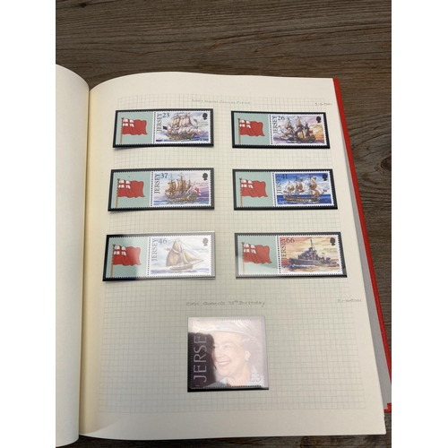 471 - A Stanley Gibbons stamp album containing Jersey stamps