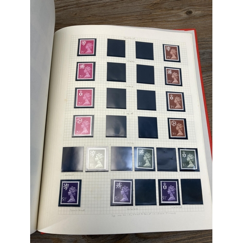 472 - Three Stanley Gibbons stamp albums containing British Colonies stamps