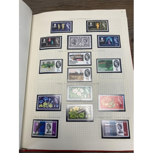 472 - Three Stanley Gibbons stamp albums containing British Colonies stamps