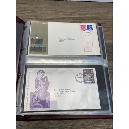 473 - Two Royal Mail First Day Cover albums containing First Day Covers