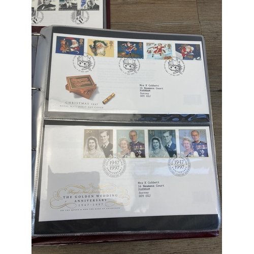 474 - Three Royal Mail First Day Cover albums containing a large quantity of First Day Covers