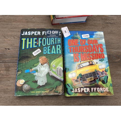 483 - Five Jasper Fforde hardback books