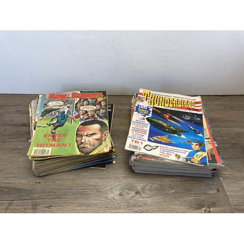 488 - A large collection of 1990s Thunderbirds comics, issues ranging from no.1 to no. 76 and 1990s Roy of... 