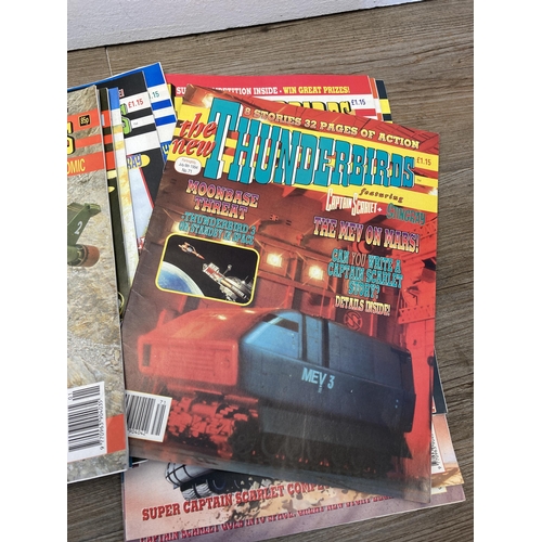 488 - A large collection of 1990s Thunderbirds comics, issues ranging from no.1 to no. 76 and 1990s Roy of... 