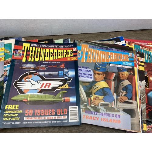 488 - A large collection of 1990s Thunderbirds comics, issues ranging from no.1 to no. 76 and 1990s Roy of... 