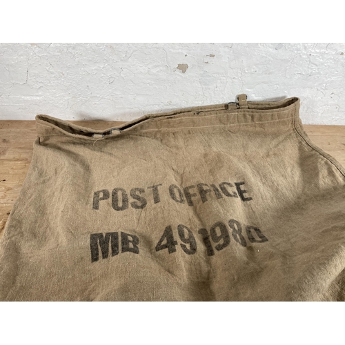 493 - A 1980s Post Office mail bag/sack