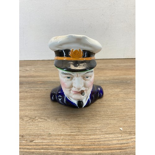 231A - A Burleigh Winston Churchill character jug