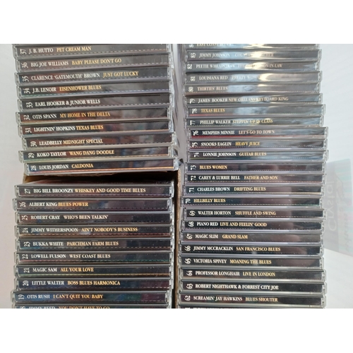 703 - A ninety-two CD set titled 'The Blues Collection' with ninety-two corresponding magazines