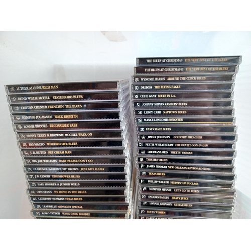 703 - A ninety-two CD set titled 'The Blues Collection' with ninety-two corresponding magazines