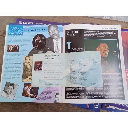 703 - A ninety-two CD set titled 'The Blues Collection' with ninety-two corresponding magazines