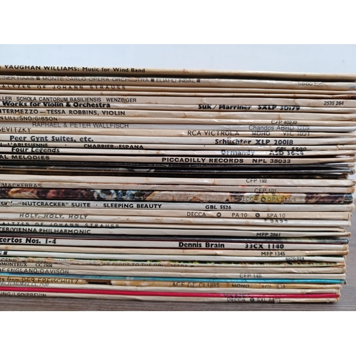 712 - A collection of classical LP vinyl records