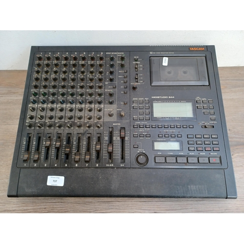 737 - Two Tascam items, one Midistudio 644 eight-track cassette home recording studio and one DA-P1 DAT re... 