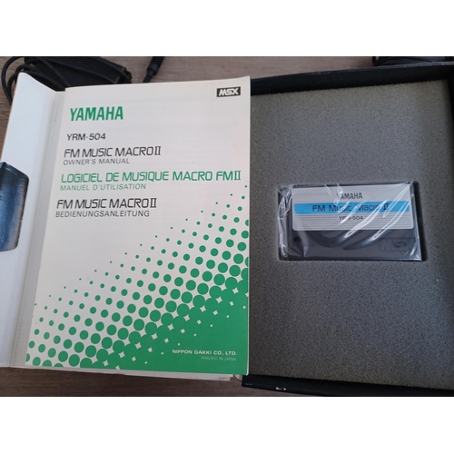 748 - Four Yamaha items to include MT100 multitrack cassette recorder, MU50 tone generator etc.