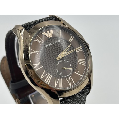 1231 - An Emporio Armani quartz 43mm men's wristwatch - ref. AR-1985