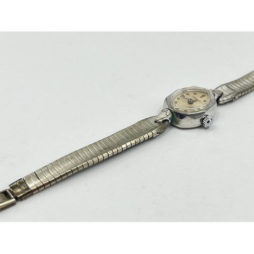 1245 - A vintage Longines 10ct gold filled cal. 410 mechanical lady's wristwatch - moment ref. 50232765 wit... 