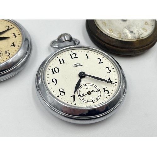 1247 - Four mid 20th century Smiths pocket watches