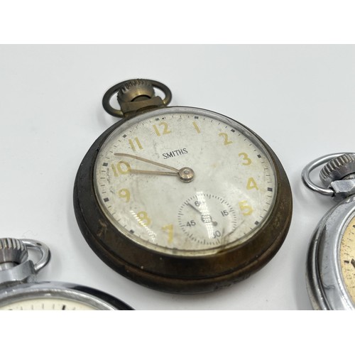 1247 - Four mid 20th century Smiths pocket watches