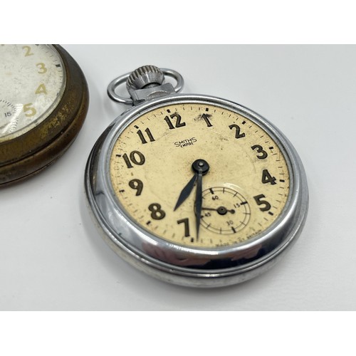 1247 - Four mid 20th century Smiths pocket watches