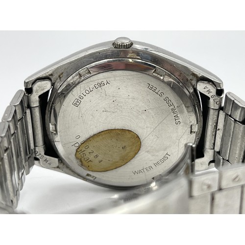 1267 - Five Pulsar quartz men’s wristwatches