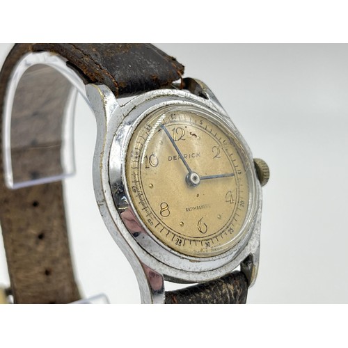 1271 - An early/mid 20th century Derrick mechanical 30mm men's wristwatch