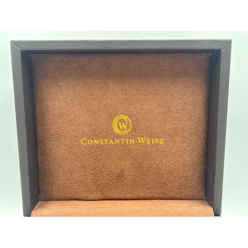 1253A - A Constantin Weisz leatherette six section watch storage box