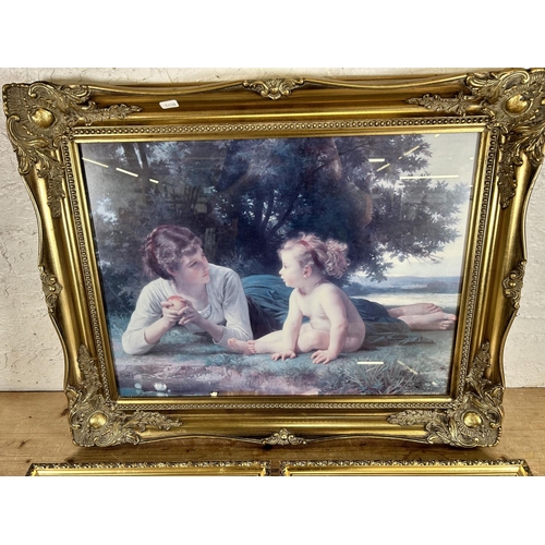 265 - Three gilt framed prints, two by John Constable RA