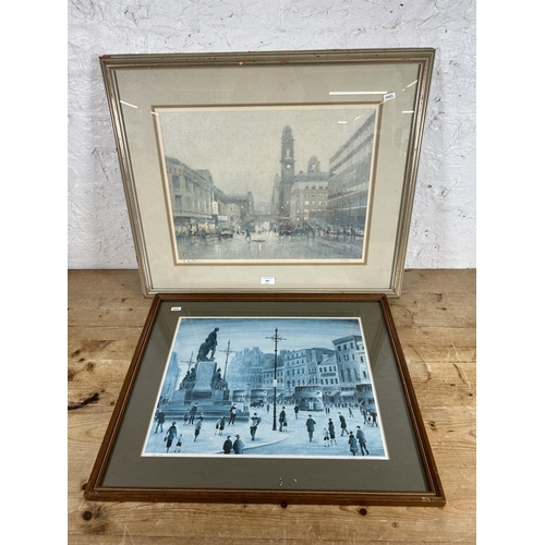 269 - Two framed pencil signed limited edition prints to include Arthur Delaney 185 of 650 - approx. 52cm ... 