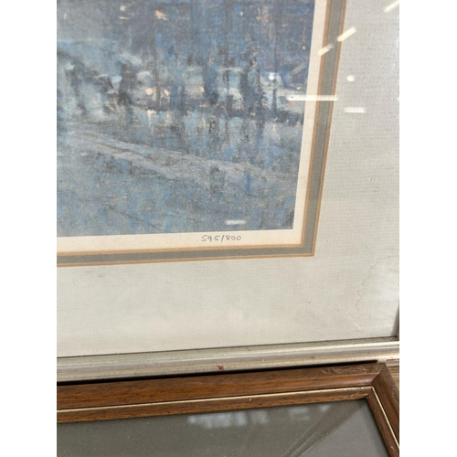 269 - Two framed pencil signed limited edition prints to include Arthur Delaney 185 of 650 - approx. 52cm ... 