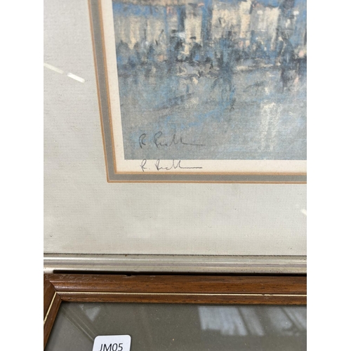 269 - Two framed pencil signed limited edition prints to include Arthur Delaney 185 of 650 - approx. 52cm ... 