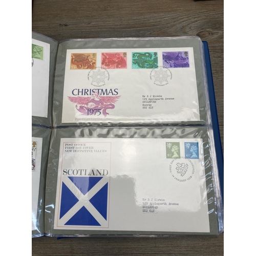 1413 - Five albums containing a collection of first day covers