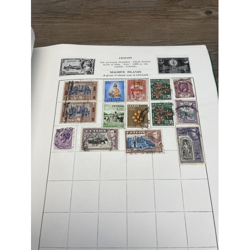 1416 - Five albums containing a collection of worldwide stamps