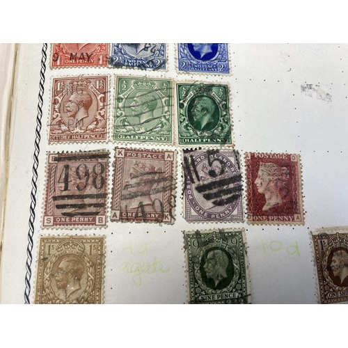 1417 - Nine albums containing a collection of worldwide stamps