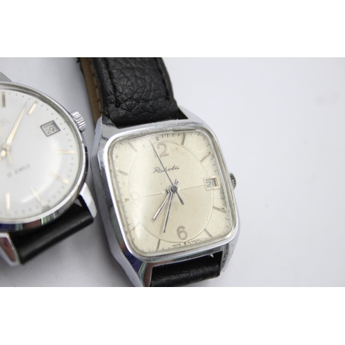 2460 - Three vintage men's wristwatches  to include Limit, Sekonda etc.