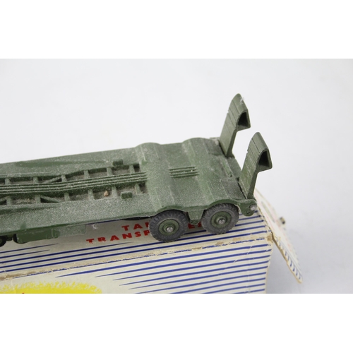 1696 - A vintage boxed Dinky 660 Tank Transporter diecast model vehicle