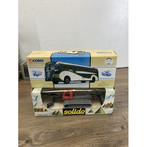 1706 - A collection of boxed model vehicles to include Solido Toner Gam IV, Corgi etc.