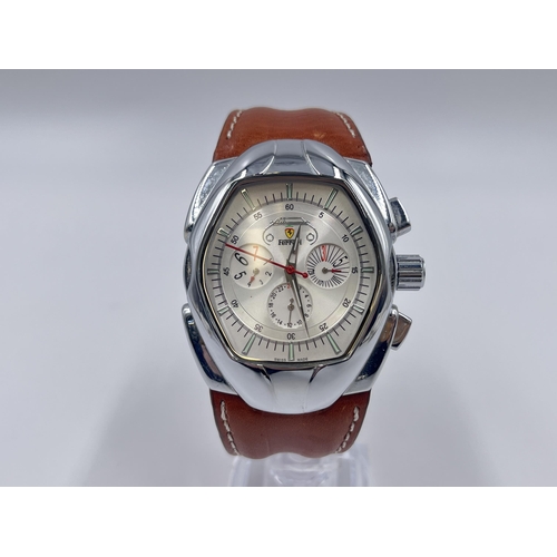 2475 - A Ferrari chronograph automatic 40mm men's wristwatch - ref. WN-701G