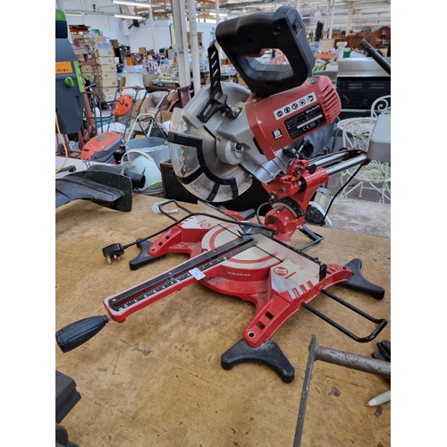 349 - An Einhell TCSM2131 dual 240v circular saw