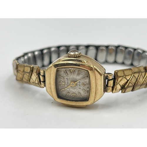 2491 - A 1959 Accurist hallmarked Edinburgh 9ct gold 21 jewels mechanical lady's wristwatch - approx. gross... 