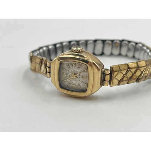 2491 - A 1959 Accurist hallmarked Edinburgh 9ct gold 21 jewels mechanical lady's wristwatch - approx. gross... 