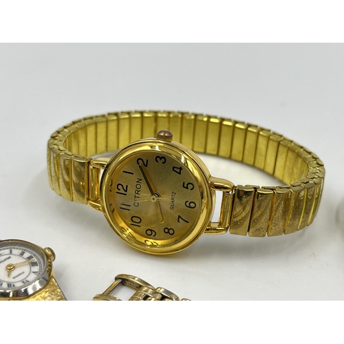 2503 - Six quartz lady's wristwatches to include Rotary, Tissot, Everite, Accurist etc.